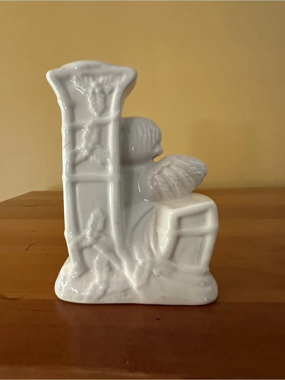 White Angel Ceramic Candle Holders - Set of 3